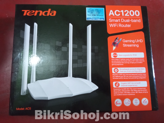 Tenda AC5 AC1200 Smart Dual-Band